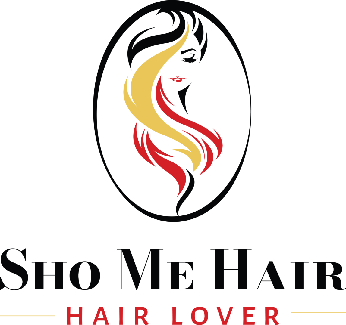 A logo of sho me hair